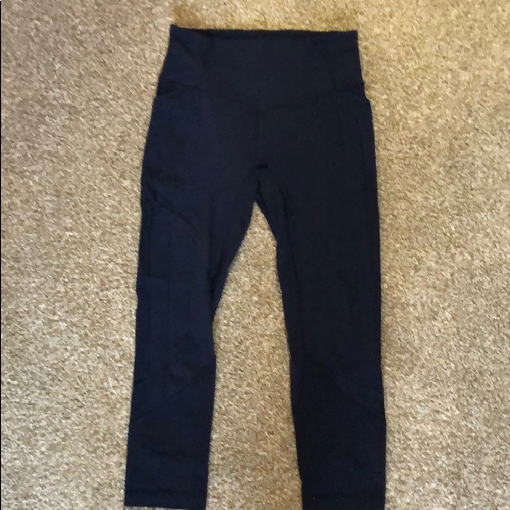 Lululemon All The Right Places Crops - True Navy
